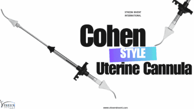 cohen-style uterine cannula stainless steel gynecology instrument