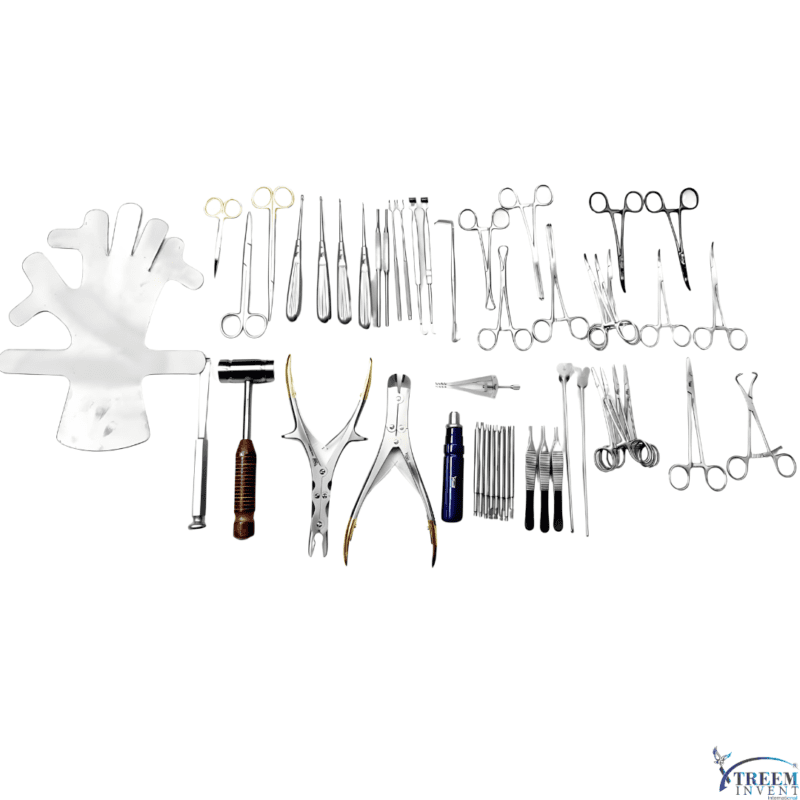 Full Hand Surgery Set for orthopedic hand and wrist procedures made of stainless steel