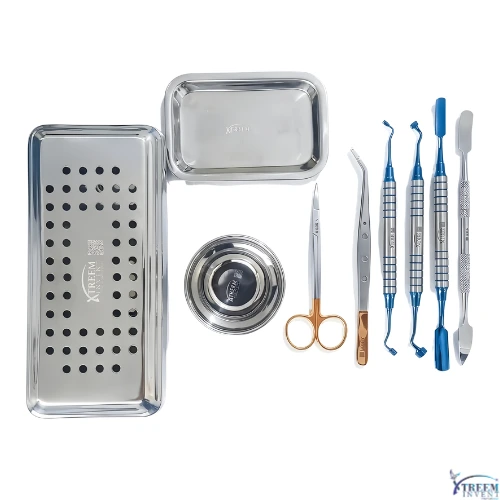 11 Dental Implant Surgery Kit with PRF Box & GRF System – Complete Implantology Set - Image 1
