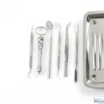 Dental Examination Kit – Mouth Mirror, Tweezer, Excavator, Filling Instrument, Syringe & Tray - Image 3