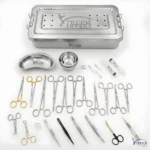 Skin Biopsy Instruments Set – Complete Dermatology Surgical Kit with Forceps, Needle Holders & Sterilization Box