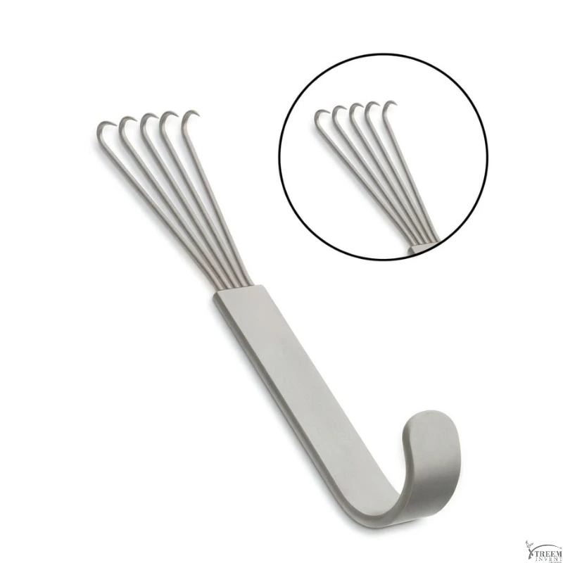 10 Anderson Bear Claw Retractor 4-3/4" for Orthopedic Surgery - Image 1