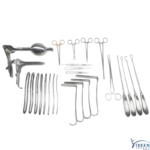 D&C Instrument Set Complete Gynecology Surgical Kit | Cervical Dilators, Curettes, Speculums & Retractors