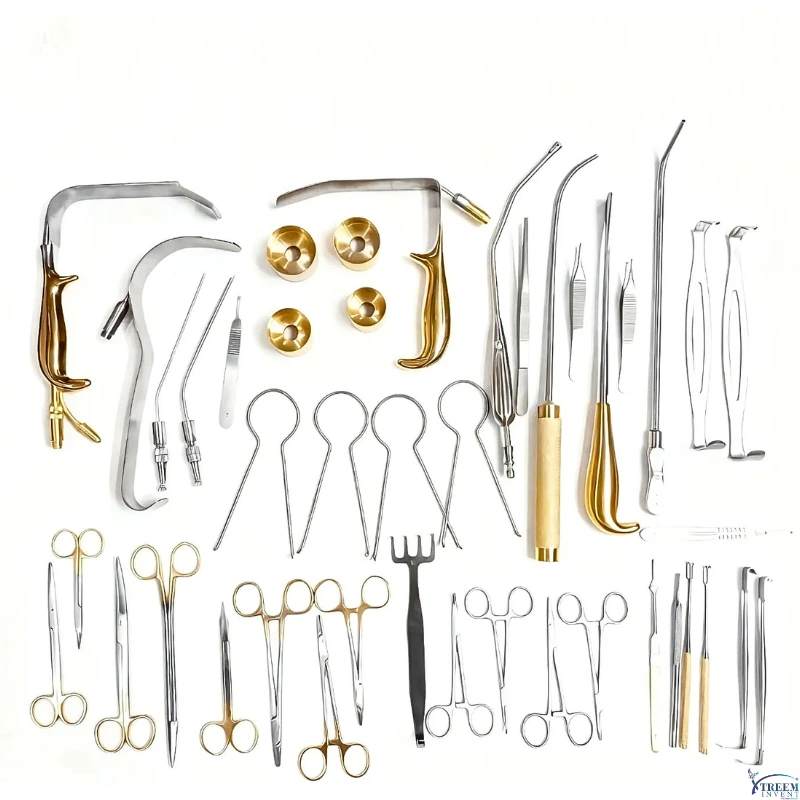 56 (1) Breast Augmentation Set | 38 Pcs Plastic Surgery Surgical Instrument Kit - Image 1