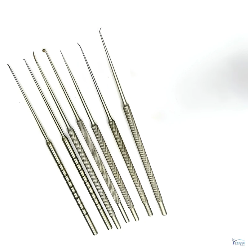 77 (1) Micro Ear Pick Needles Set 7 Pcs for ENT Microsurgery - Image 1