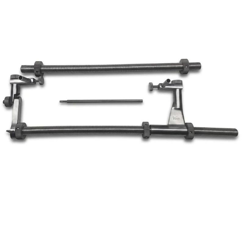 Xtreem Invent Precision Alignment Guide Modular precision parallel guide system with adjustable mounts and a fine pointer rod on a clean white background.